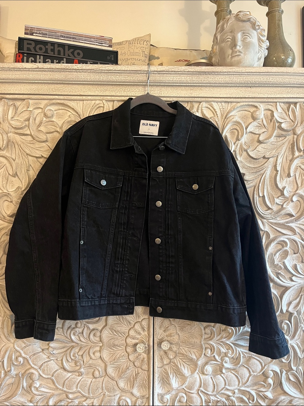 Old Navy Black Denim Jacket
